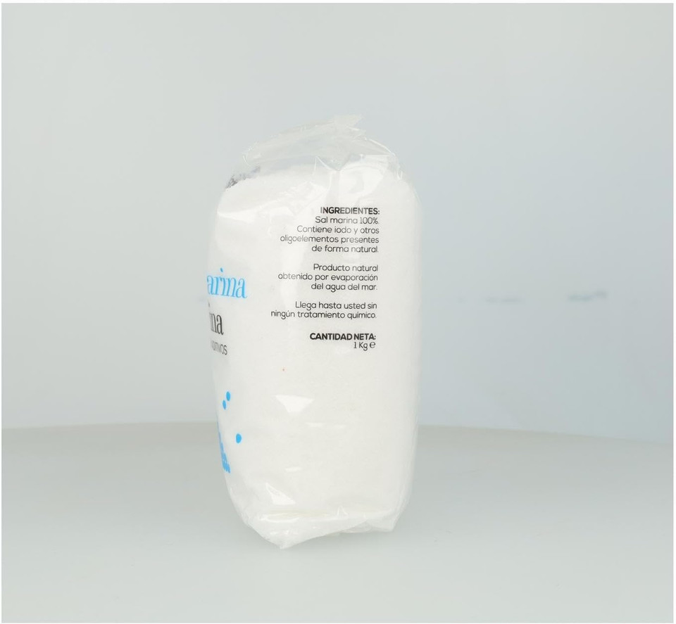 SORIA NATURAL - FINE SEA Salt 1KG. Soria