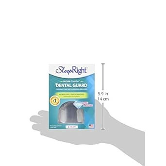 SleepRight Secure-Comfort Dental Guard  Mouth Guard To Prevent Teeth Grinding  SleepRight No Boil Dental Guard