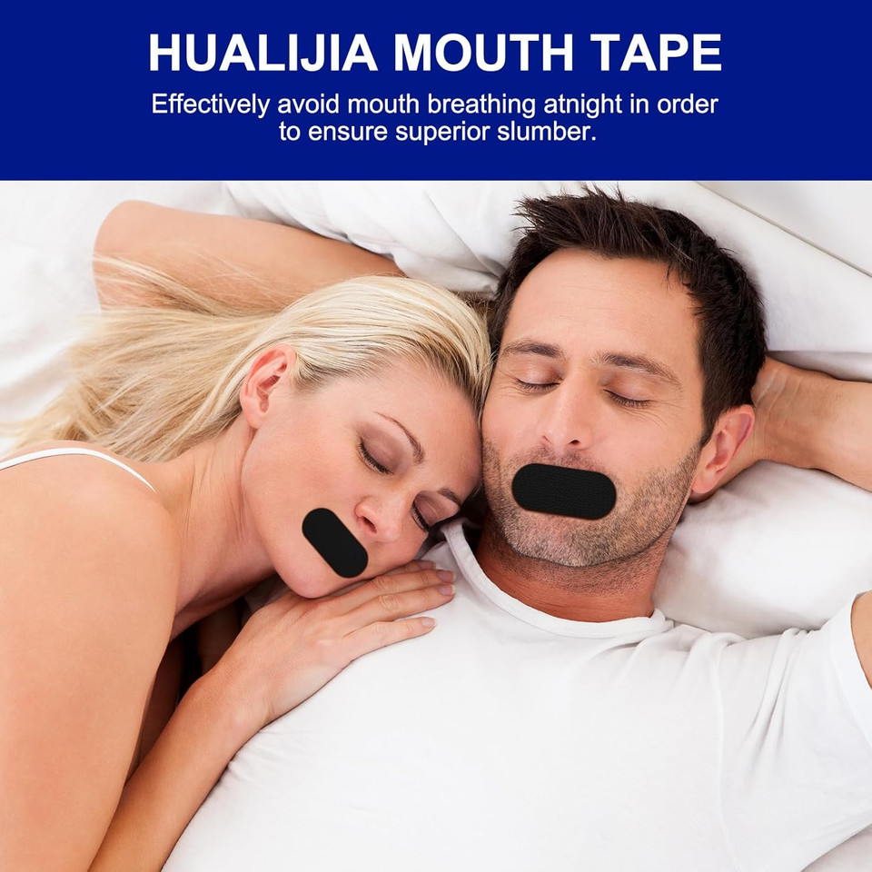Mouth Tape for Sleeping, Breathable Mouth Strips for Sleeping, Mouth Tape for Snoring - Improved Nasal Breathing, Hypoallergenic and Gentle Adhesion, 30 Strips