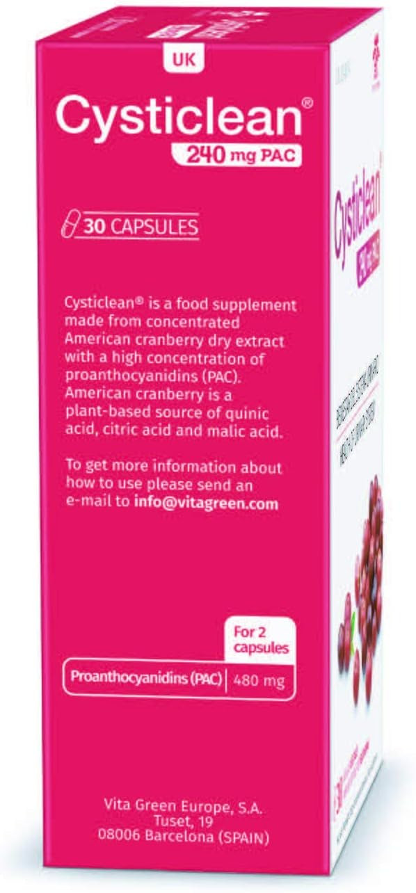 Cysticlean 240 mg PAC Tablets - Pack of 30