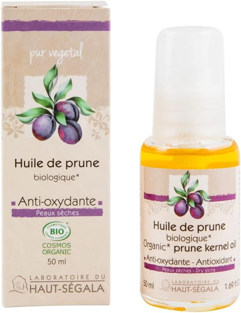 Laboratoire du Haut-Ségala Organic Prune Kernel Oil 50ml