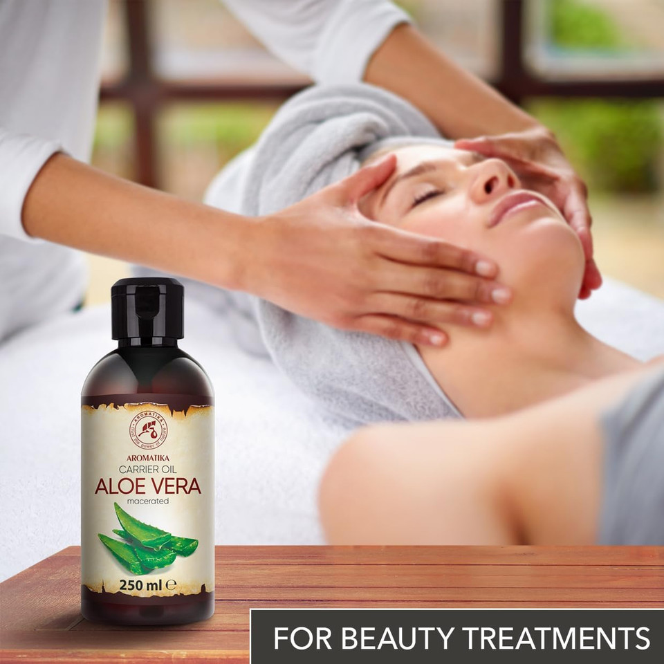 Pure Aloe Vera Oil 250ml - Aloe Barbadensis - Brasil - Skin - Face & Baby Oil - Aloe Vera Oils