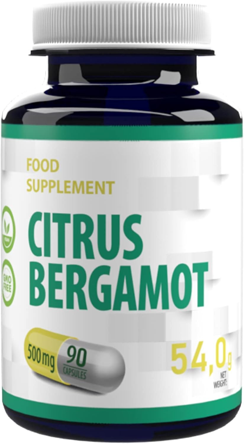 Hepatica Citrus Bergamot Extract 500mg  90 Vegan Capsules | High-Strength Supplement | 3rd Party Lab Tested | No Fillers or Bulkers