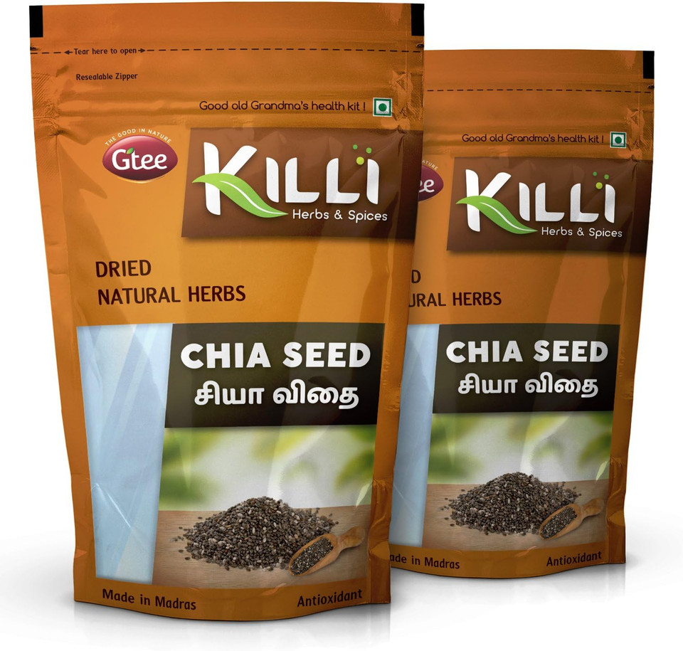 KILLI Chia Seed, 200g (Pack of 2)