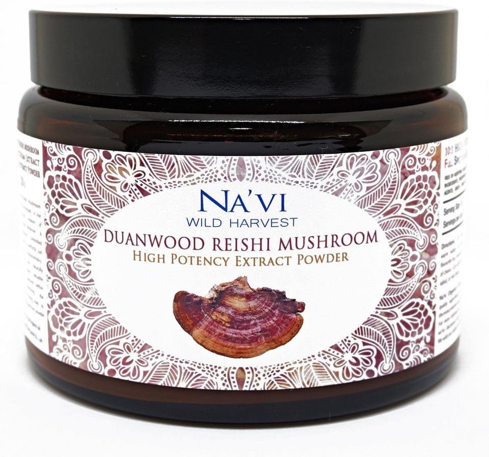 Full Spectrum Duanwood Reishi Mushroom (Dual Extraction) Extract Powder - Wild Cultivated (250g)