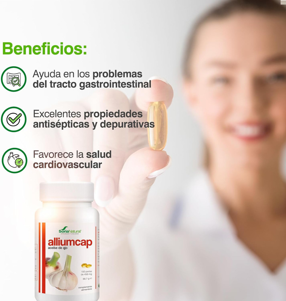 Soria Alliumcap Garlic Oil - 150ca