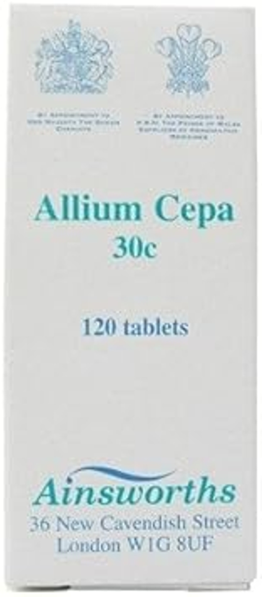 Ainsworths 30C Allium Cepa Homoeopathic Remedy - Pack of 120 Tablets