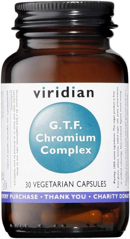 G.T.F. Chromium Complex (200 mcg Chrome Vegan) 30 Veg.KAPS. VD