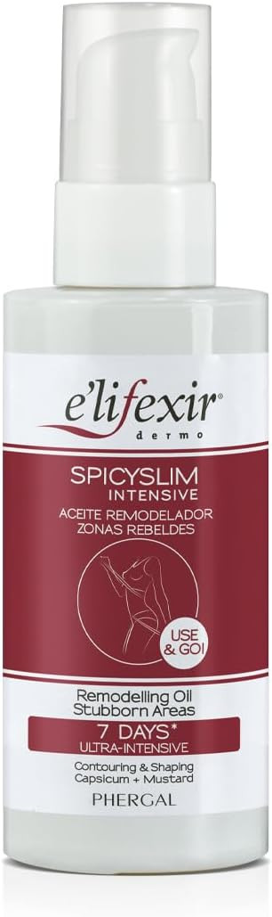 E'LIFEXIR Spicyslim Ultra Intensive Fat Burning Action Dry Oil Use Go ( 150 ml)