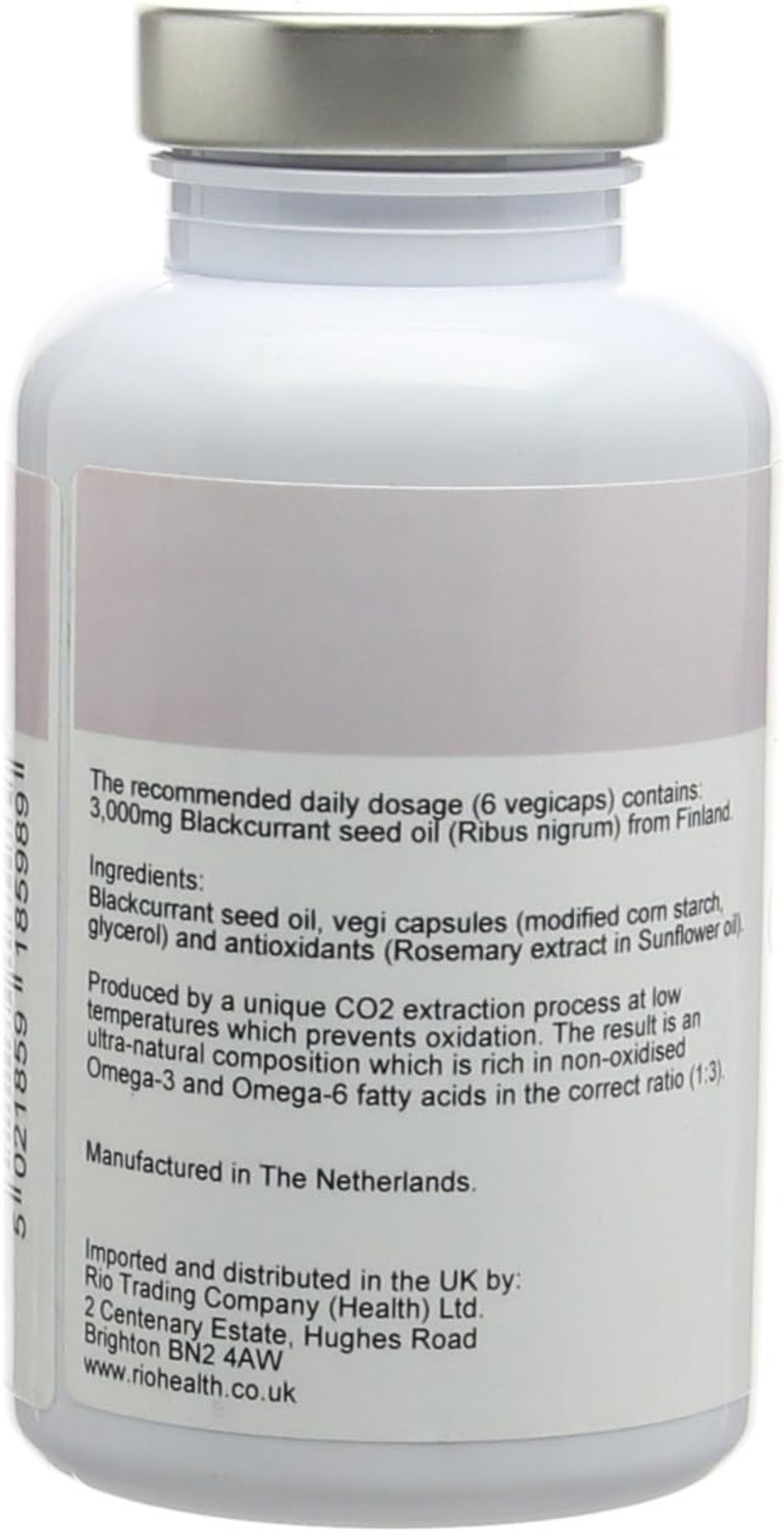 Epigenar Blackcurrant Seed Oil Extract Vegetable Capsules - Pack of 120