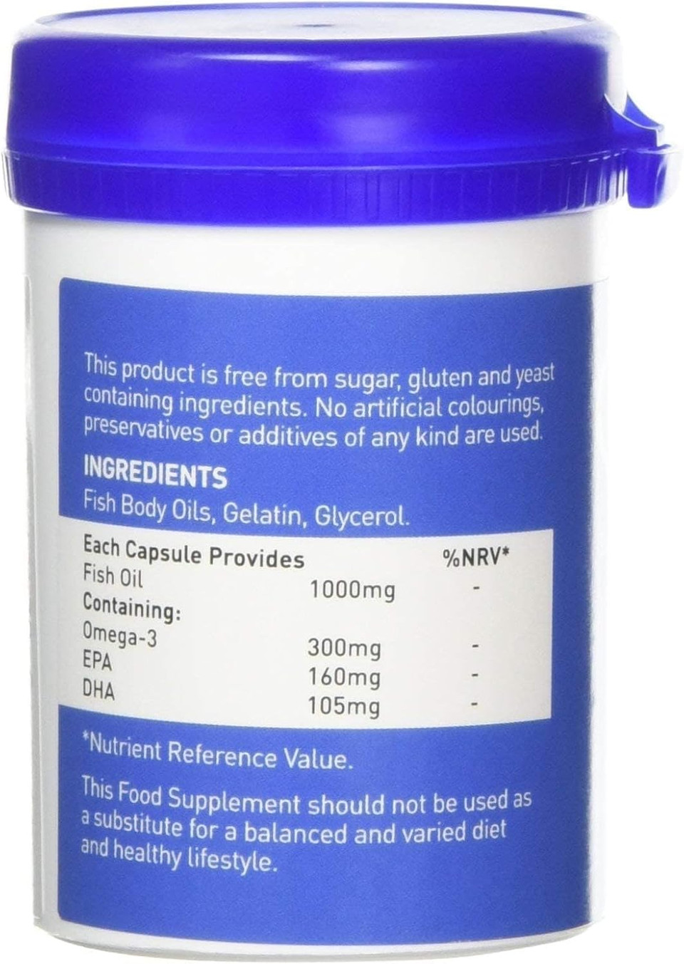 Valupak Omega-3 Fish Oil 1000mg - 30 Capsules