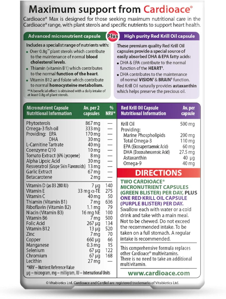 Cardioace Plus - Omega-3 Capsules, 60 each