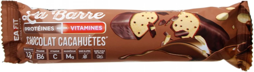 Eafit La Barre Proteins + Vitamins 49g - Chocolate Peanuts
