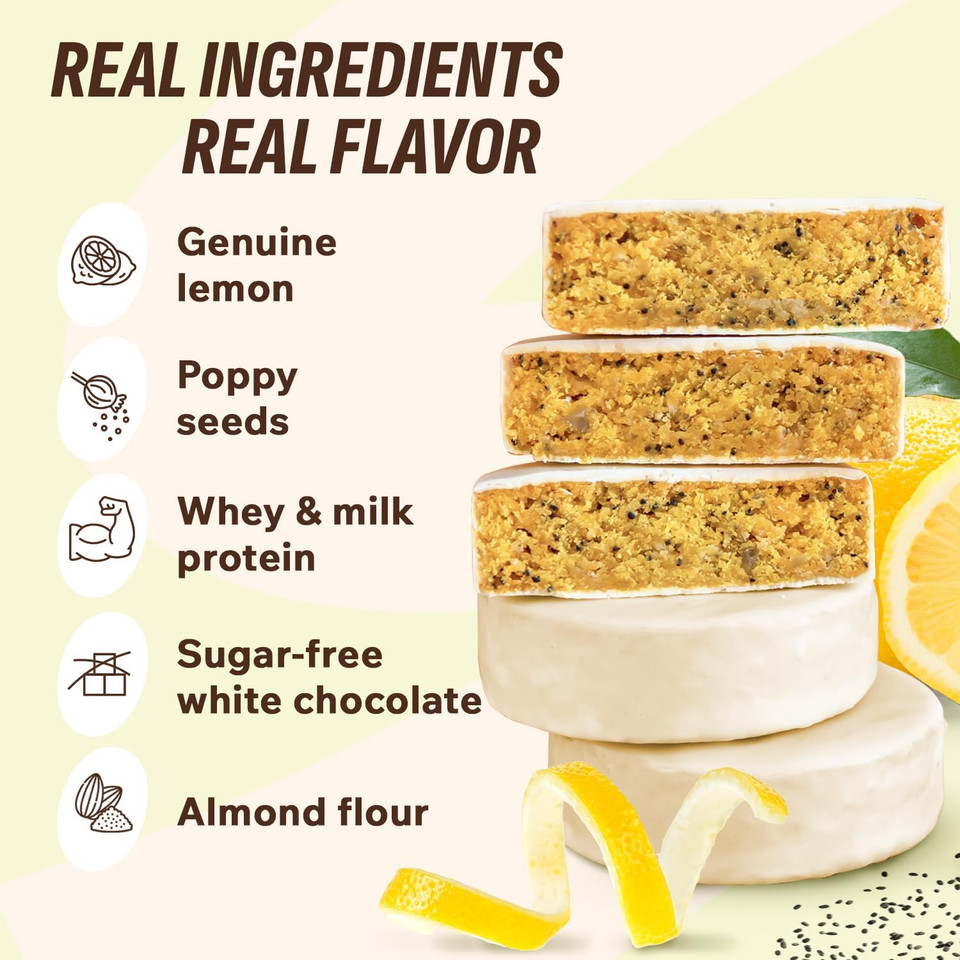 FitnesSHOCK Protein Snack No Added Sugar, 20%/8g Protein, 168 kcal, Pre/Post Workout Treat - No Palm Oil, Filling dietary fibre, Soft Texture, 9x40g - Variety pack: red velvet cake, rum baba, tiramisu FitnesSHOCK Protein Snack No Added Sugar, 20%/8g Protein, 168 kcal, Pre/Post Workout Treat - No Palm Oil, Filling dietary fibre, Soft Texture, 9x40g - Variety pack: red velvet cake, rum baba, tiramisu