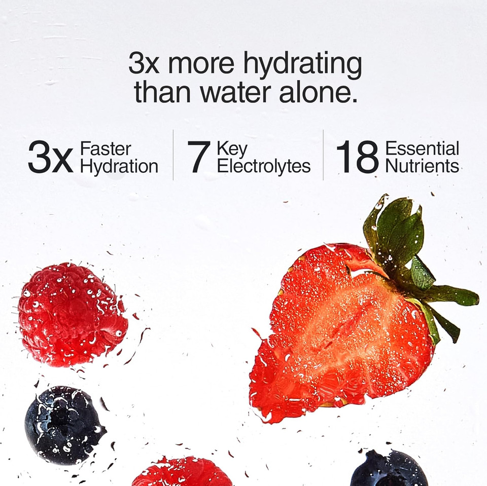 Phizz Electrolytes, Multivitamin & Hydration Effervescent 240 Tablets - 18 Vitamins & Minerals, Vitamin C, Add to Your Water Bottle, Vegan, Vegetarian & Low Calorie (Mixed Berry) Phizz Electrolytes, Multivitamin & Hydration Effervescent 240 Tablets - 18 Vitamins & Minerals, Vitamin C, Add to Your Water Bottle, Vegan, Vegetarian & Low Calorie (Mixed Berry)