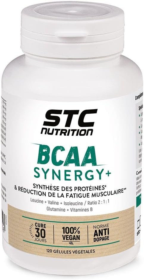 STC Nutrition BCAA Synergy+ 120 Capsules