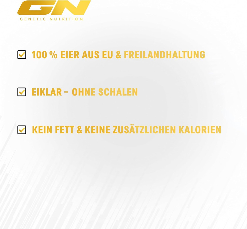 GN Laboratories Protein on The Way (6 x 300 ml Vanilla) - Practical Lactose Celebration Egg Clear Protein Drink - Ideal for Muscle Building