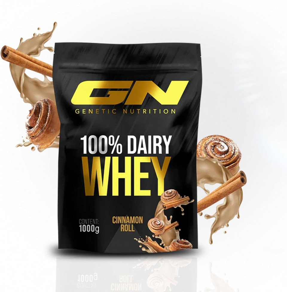 GN Laboratories 100% Dairy Whey Protein Powder 1 kg (Cookies and Cream) - Protein Powder with 23 g Protein per Serving, Ideal for Muscle Building and Preservation, Tested Quality, Made in Germany
