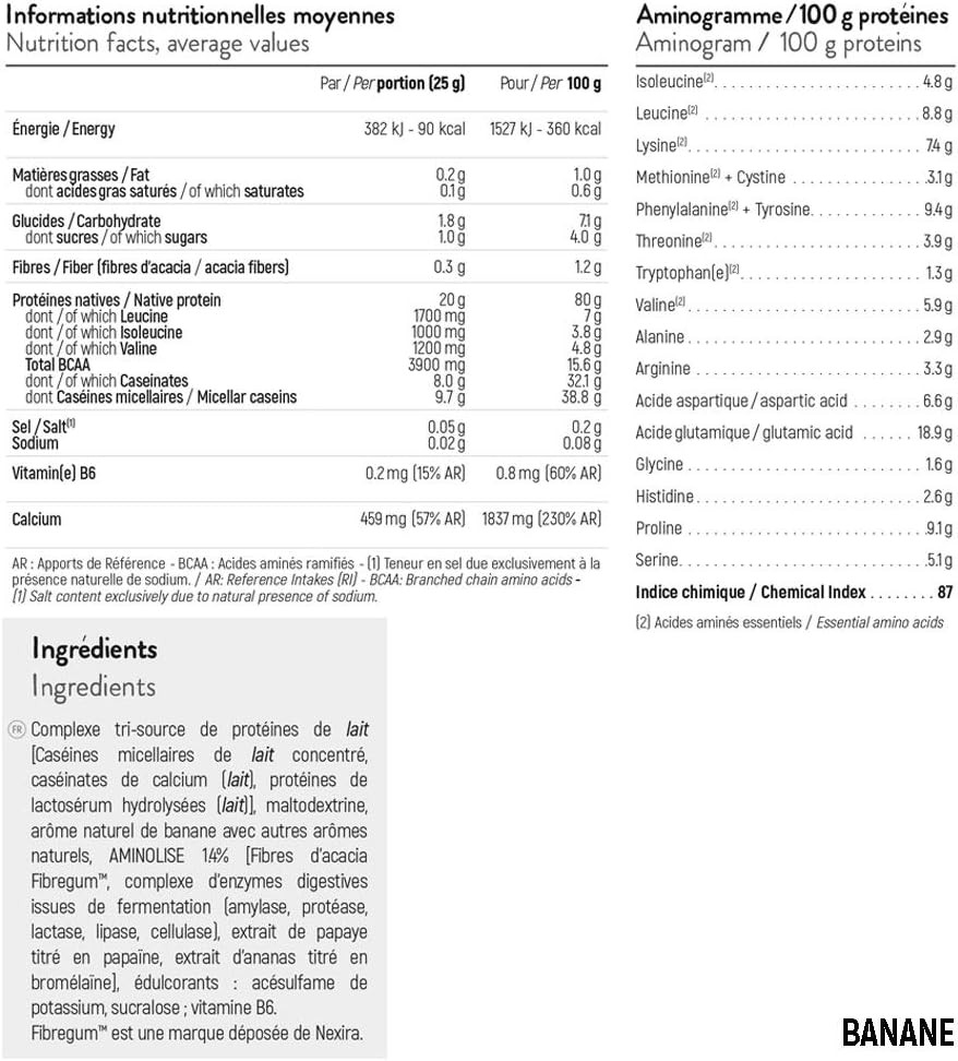 STC Nutrition Micellar Casein 750g - Banana