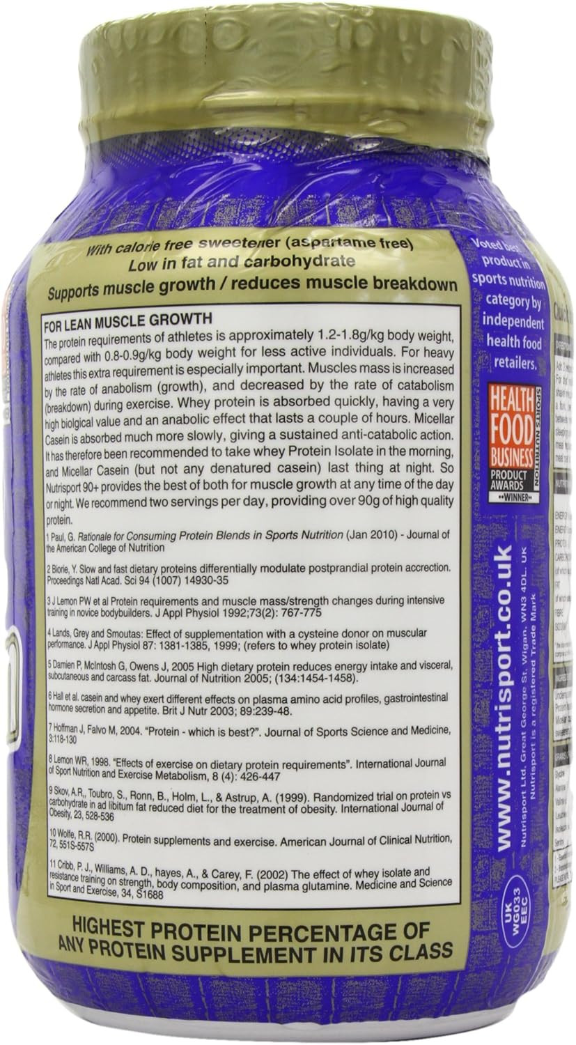 Nutrisport 90+ Protein 908g Strawberry