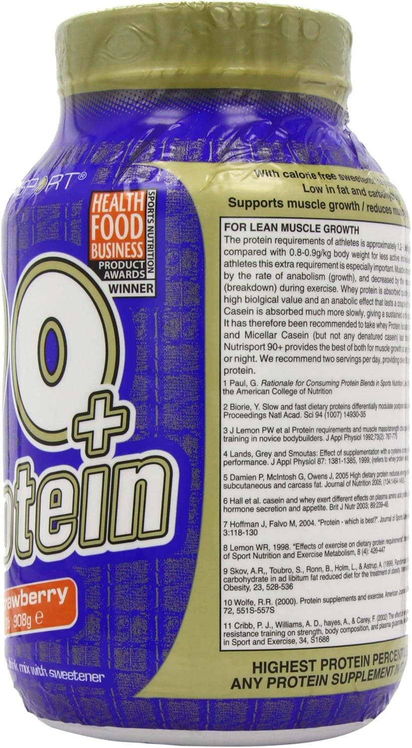 Nutrisport 90+ Protein 908g Strawberry