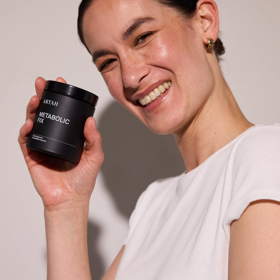 ARTAH Metabolic Fix: Metabolic Supplement  Natural Metabolism & Energy Support with Berberine, L?Carnitine & Chromium  Stimulant-Free Craving Control  30 Day Supply