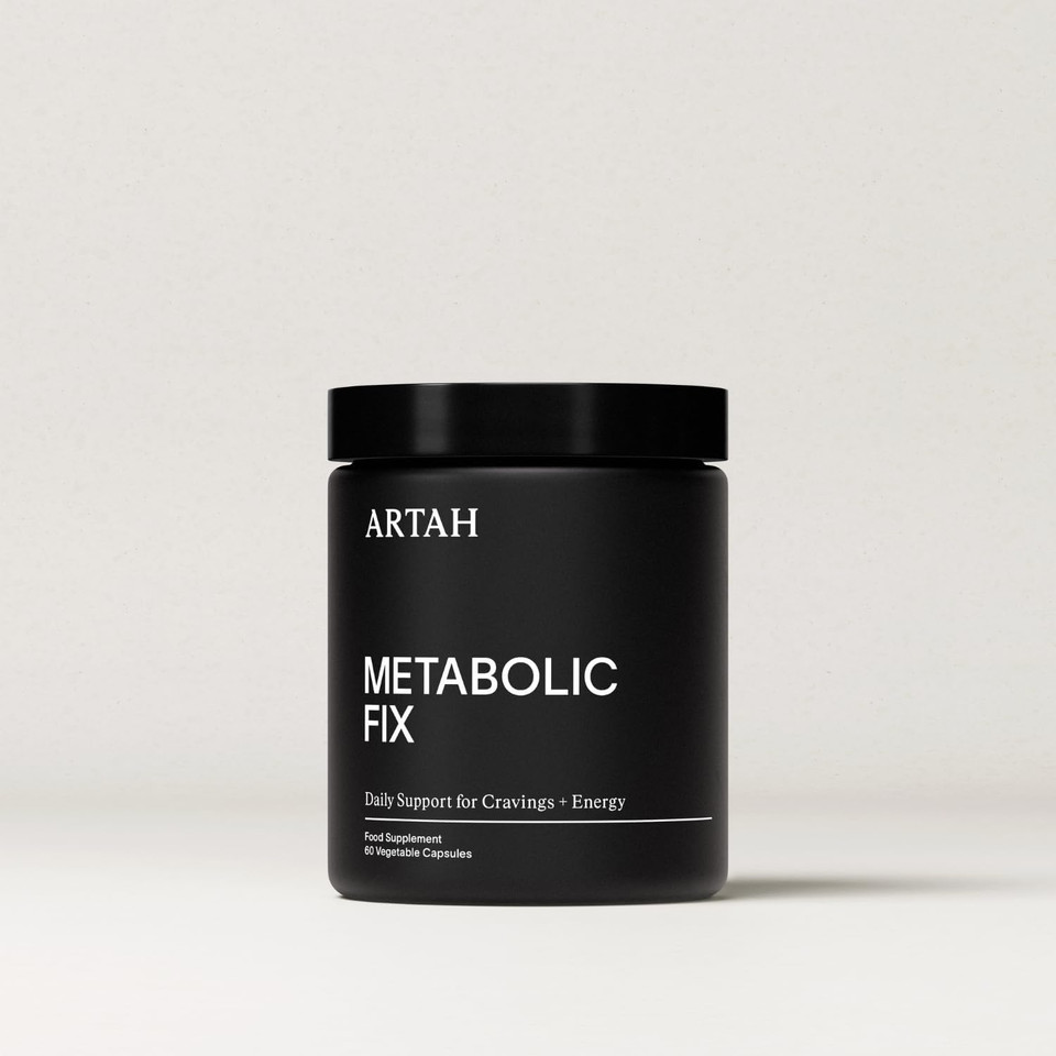 ARTAH Metabolic Fix: Metabolic Supplement  Natural Metabolism & Energy Support with Berberine, L?Carnitine & Chromium  Stimulant-Free Craving Control  30 Day Supply