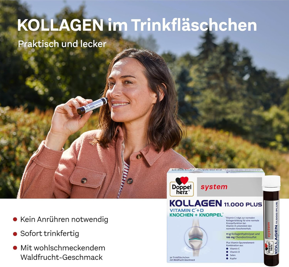 Doppelherz collagen 11,000 ampoules, 30 x 25 ml, PZN:7625039