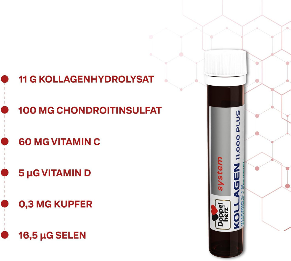 Doppelherz collagen 11,000 ampoules, 30 x 25 ml, PZN:7625039