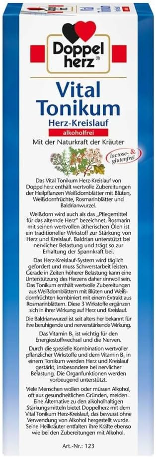 Doppelherz vital cardiovascular tonic, 1000 ml tonic