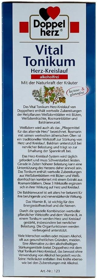 Doppelherz vital cardiovascular tonic, 1000 ml tonic