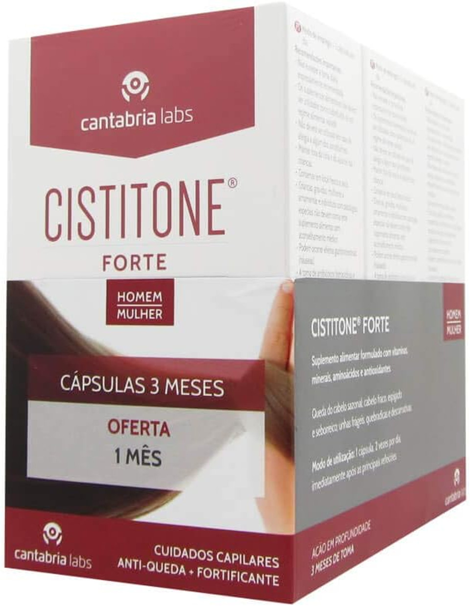 Cistitone Strong Pack Hair And Nails 3x60caps Cistitone Strong Pack Hair And Nails 3x60caps