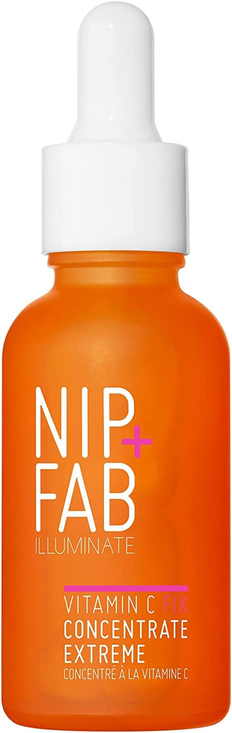Nip+Fab Vitamin C Fix Concentrate Extreme 15% 1 Fl Oz | Face Skin Radiance Booster | 3 Forms Of Vitamin C | Ferulic Acid | Skin Protection | Moisturizing Hydrating Antioxidant