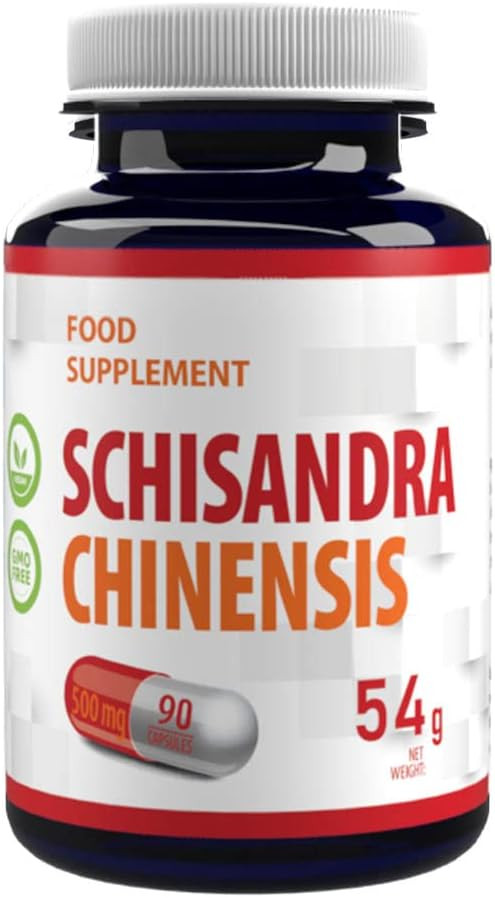 Hepatica Schisandra Chinensis 10,000mg Equivalent (500mg 20:1 Extract) | 90 Vegan Capsules | 10% Schisandrins | High Strength Adaptogen for Stress, Liver & Cognitive Support | 3rd Party Lab Tested