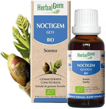 HERBALGEM - Noctigem - Helps to Fall Asleep and regulates Excessive Thoughts - 30 ml
