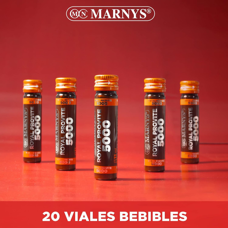 Marny's Pure Real Jelly 3,850 mg - Royal Provite 5000 - Maximum Energy for Special Periods - 20 Vials 415 g
