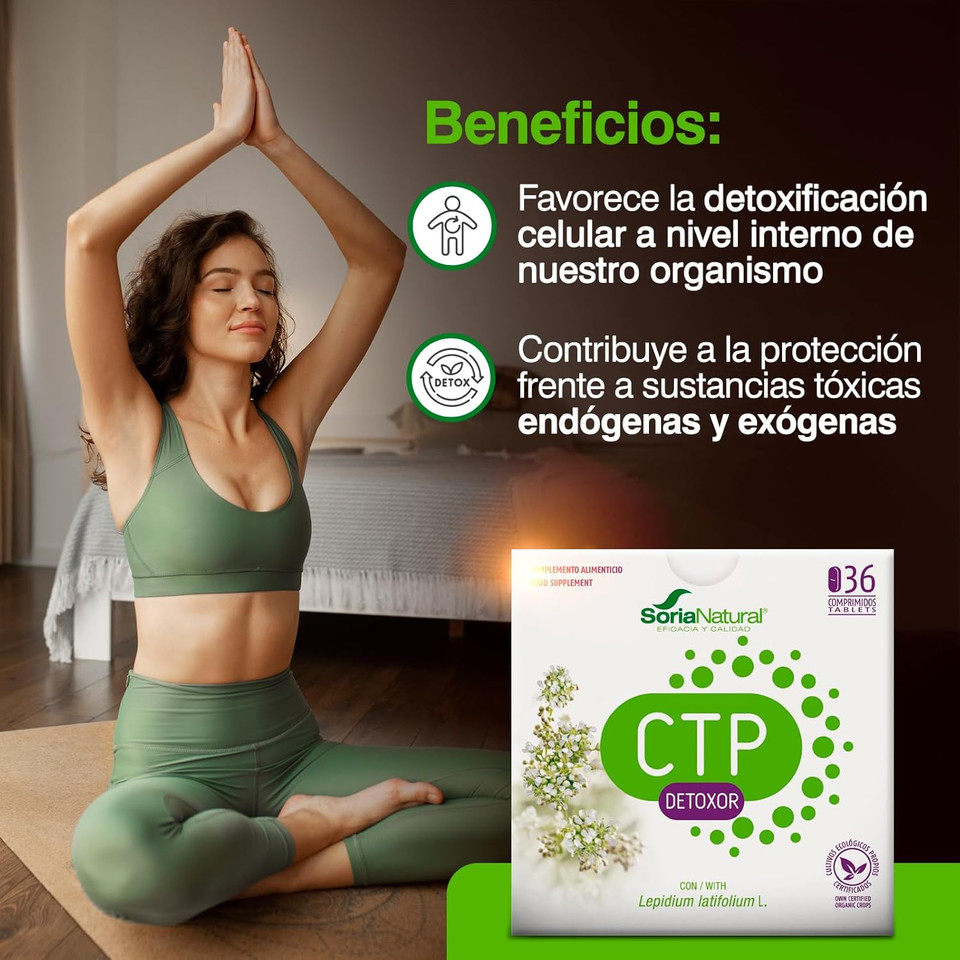 Soria Natural CTP Detoxor 36 comprimés