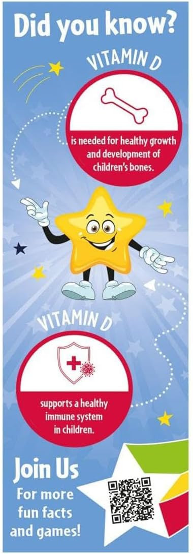 Natures Aid Super Stars Kids Vitamin D3 Spray 30ml
