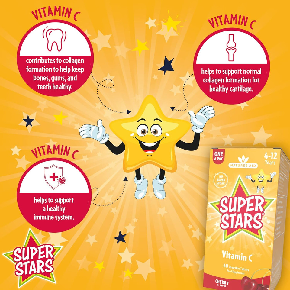 Natures Aid Super Stars Kids Vitamin D3 Spray 30ml