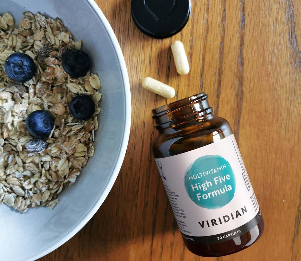 Viridian - High Five Multivitamin Formula - 90 Veg Caps | Support Energy & Vitality with 23 Essential Nutrients & Including Vitamin B5 | Formulated by Nutritionists | No Artificial Additives | Vegan Viridian - High Five Multivitamin Formula - 90 Veg Caps | Support Energy & Vitality with 23 Essential Nutrients & Including Vitamin B5 | Formulated by Nutritionists | No Artificial Additives | Vegan