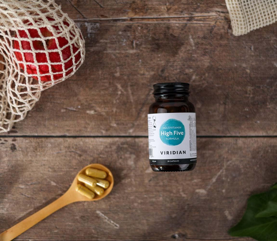 Viridian - High Five Multivitamin Formula - 120 Veg Caps | Support Energy & Vitality with 23 Essential Nutrients & Including Vitamin B5 | Formulated by Nutritionists | No Artificial Additives | Vegan Viridian - High Five Multivitamin Formula - 120 Veg Caps | Support Energy & Vitality with 23 Essential Nutrients & Including Vitamin B5 | Formulated by Nutritionists | No Artificial Additives | Vegan