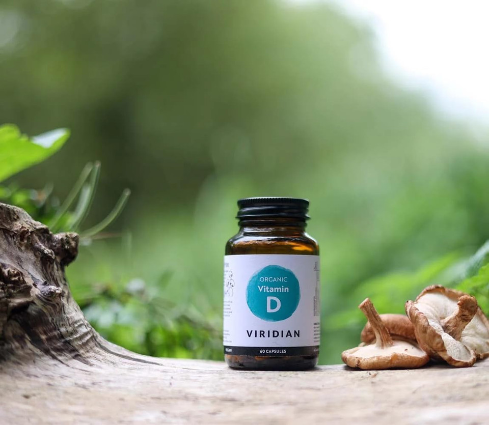 Viridian - Organic Vitamin D2 400IU - 60 Caps | Vegan Formula, Sourced from Organic Mushrooms | Contributes to Normal Bones, Teeth, Muscles & Immunity | Nutritionist Formulated Viridian - Organic Vitamin D2 400IU - 60 Caps | Vegan Formula, Sourced from Organic Mushrooms | Contributes to Normal Bones, Teeth, Muscles & Immunity | Nutritionist Formulated