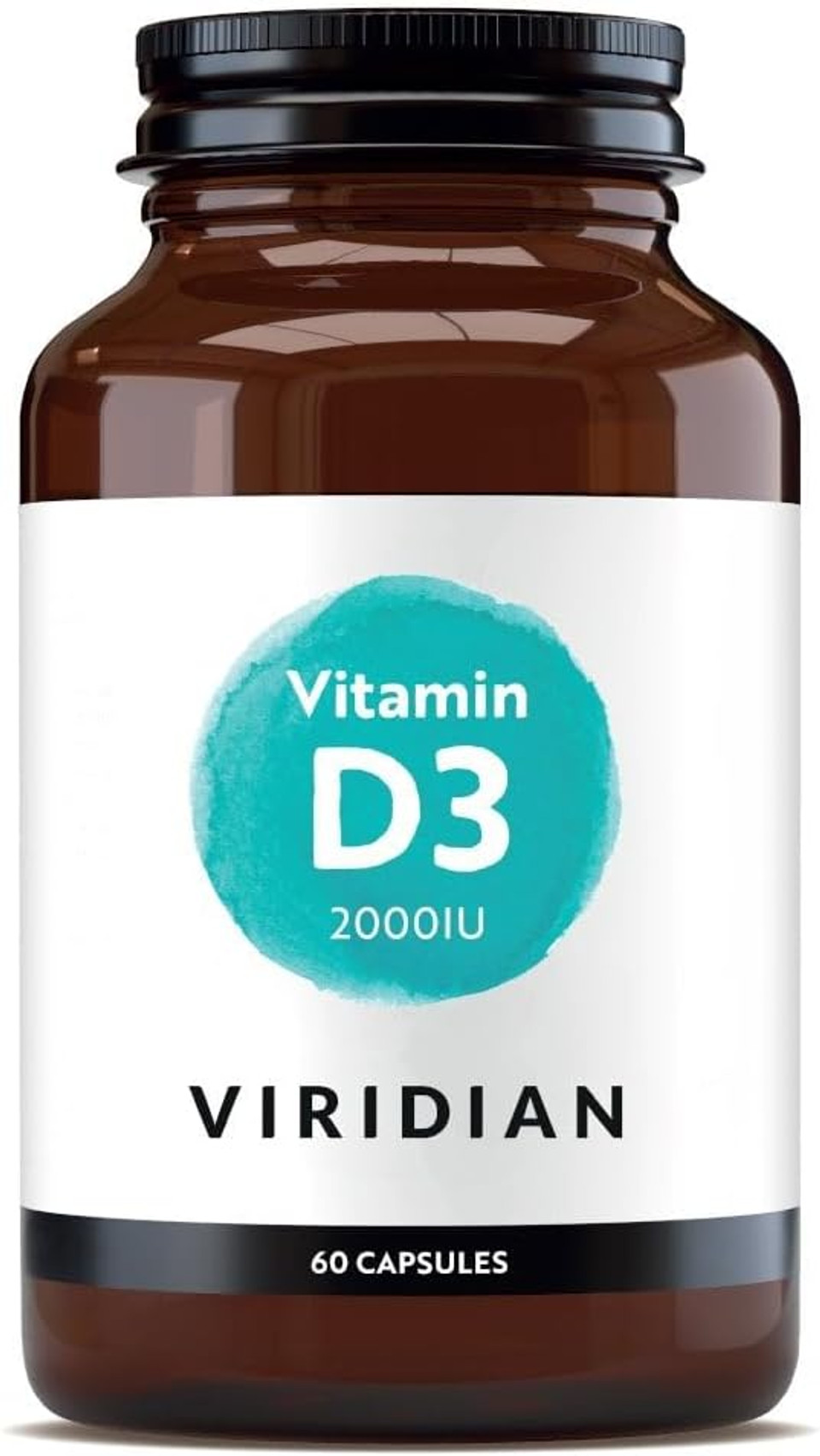 Viridian - Vitamin D3 2000iu - 60 Caps | Contributes to Normal Bones, Teeth, Muscle Function & Immunity | Vegan Form of Vitamin D | High Strength Dosage | Nutritionist Formulated Viridian - Vitamin D3 2000iu - 60 Caps | Contributes to Normal Bones, Teeth, Muscle Function & Immunity | Vegan Form of Vitamin D | High Strength Dosage | Nutritionist Formulated