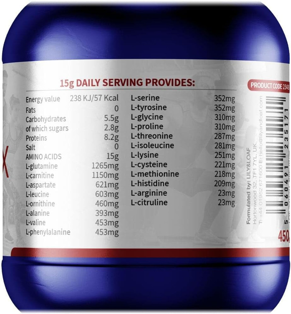 Acti-Fit Amino-Mix | 30-Day Supply | Includes All 8 Essential Amino acids & BCAAs | Suitable for Vegans