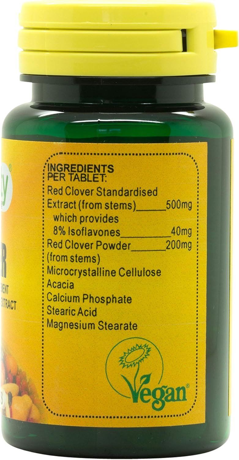 Veganicity Red Clover : Women's Health Plant Supplement : 30 Tablets