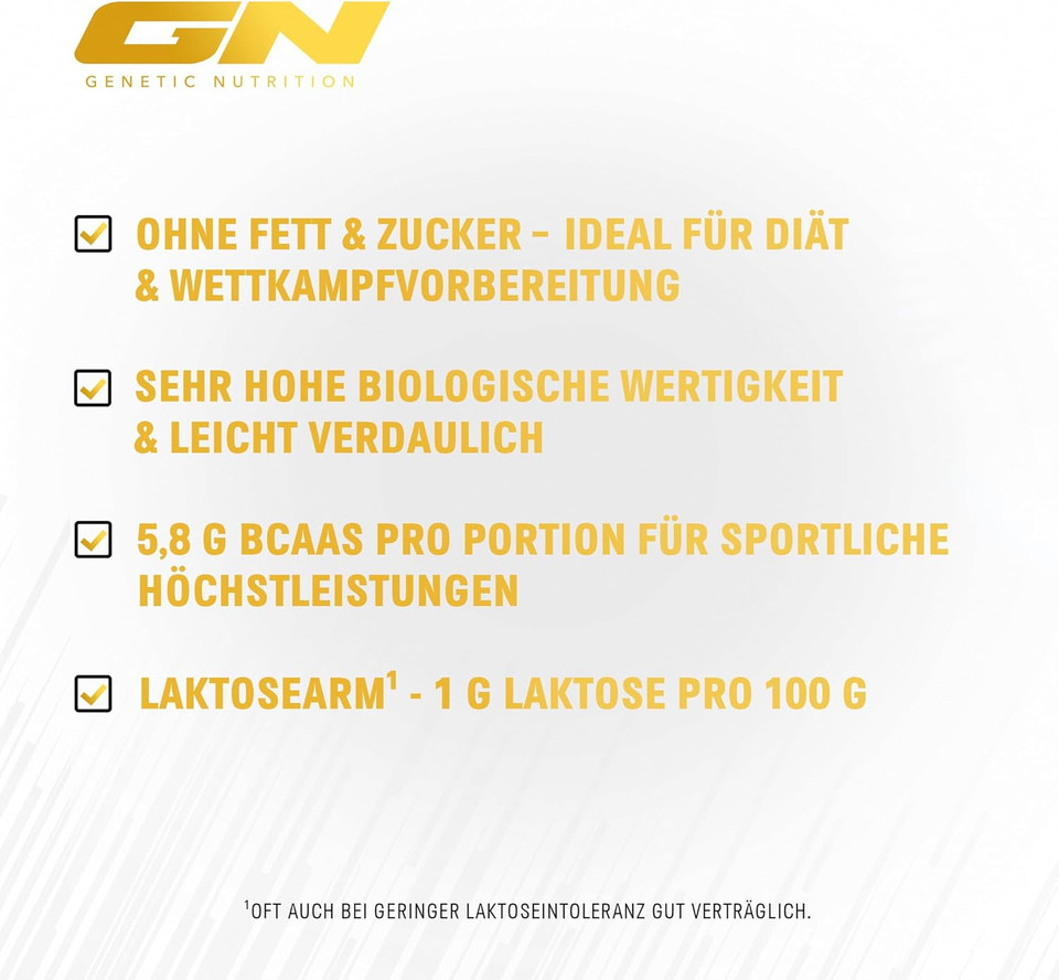 GN Laboratories 100% Dairy Isolate - microfiltered whey Protein Isolate - Protein Shake for Bodybuilding - 750g (Chocolate Crema)