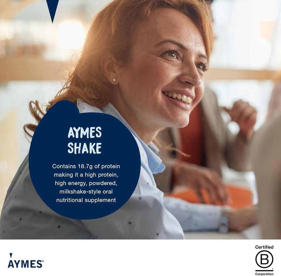 AYMES - High Protein Nutritional Powder Shakes - Unflavoured - 7 Servings - Milkshake-Style Drink Mix - Gluten Free, Vegetarian, Halal & Kosher Suitable - For Ages 3+ and Adults