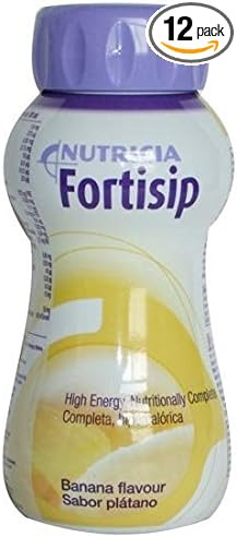 Fortisip Bottle Multipack (All Flavours or Mixed 12) 12 x 200ml (Banana)