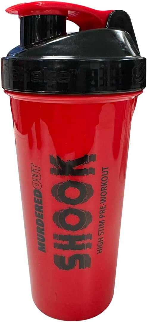 Murdered Out Smartshake Shaker 600ml Black & Red