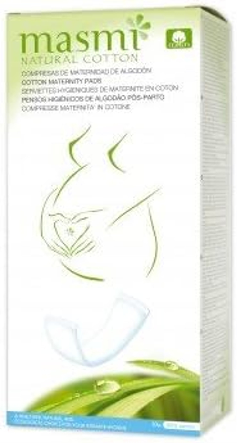 Maternity Sanitary Pads in Pure Cotton Masmi- 6 Packs of 10 Each